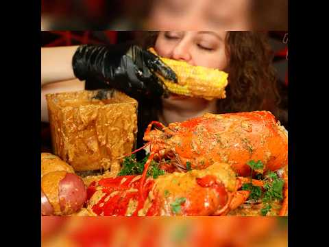 MASSIVE KING LOBSTER 🦞 Will Leave You SPEECHLESS! 🤯 ASMR Mukbang | Epic Juicy Feast 🍋🔥 #seafood