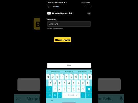 how to memecoin? blum code today