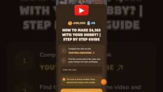 Memefi Video Code How To Make $4,163 with Your Hobby #memefivideocode #memefi #shorts