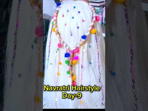 How To Creat Hairstyle for Navratri day-9 ll Navratri Hairstyle Look by Db Patel❤️