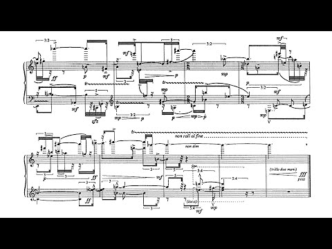 Brian Ferneyhough - 6 Epigrams (1966-1967) [Score-Video]