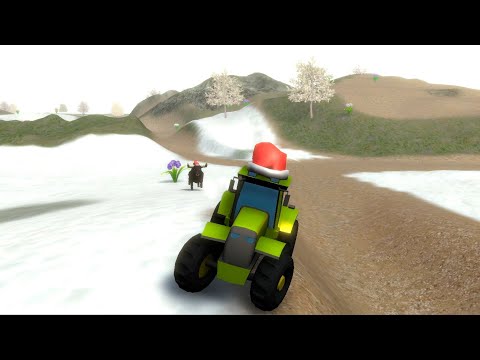 El nuevo y potente tractor en la nieve!!!