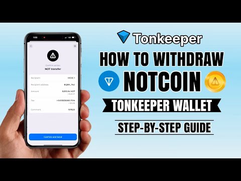 How to WITHDRAW Crypto (TON/NOT) on Tonkeeper Wallet | Easy Step-By-Step Guide