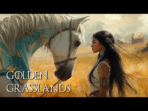 Golden Grasslands - Native American Flute Music for Relaxation, Meditation, Healing, and Sleep 🌿🦅