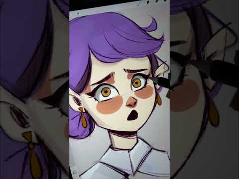 Amity Blight : Procreate Coloring Timelapse