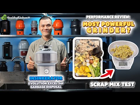 InSinkErator Evolution Excel 1 HP Garbage Disposal: Most Powerful Grinder? Scrap Mix Test