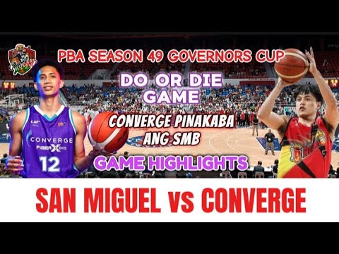 San Miguel vs Converge - Do or Die Game | 10.06.24