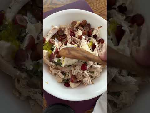 Easy Chicken Salad Recipe 🍇