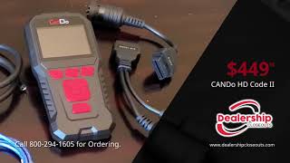 CanDo HD Code II Truck Diagnostic Regen CAT Cummins Detroit Hino