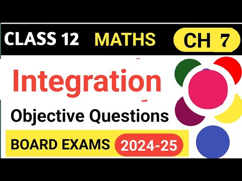 class 12 maths chapter 7 objective question 2025 @MATHSSIR2023