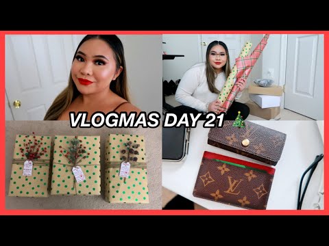 LAST MINUTE CHRISTMAS SHOPPING & WRAPPING | VLOGMAS DAY 21