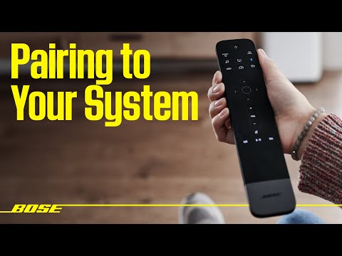 Bose Soundbar Universal Remote – Pairing to Your System