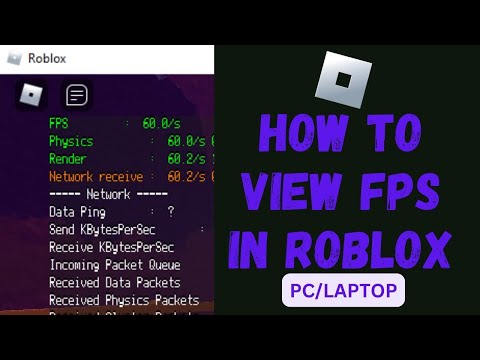 How To View FPS (Frame Per Second) In Roblox PC/Laptop | 2024