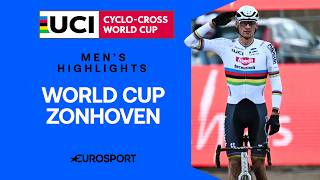 VAN DER POEL IS BACK 😮 | 2024 UCI Cyclocross World Cup Zonhoven Men's Highlights