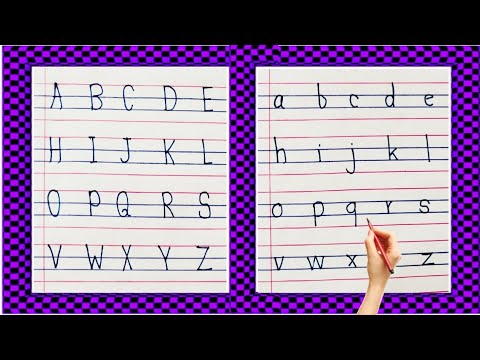 Writing capital letters Alphabet for kids | बच्चों को Abcd लिखना सिखाए | English Alphabet A to Z 03