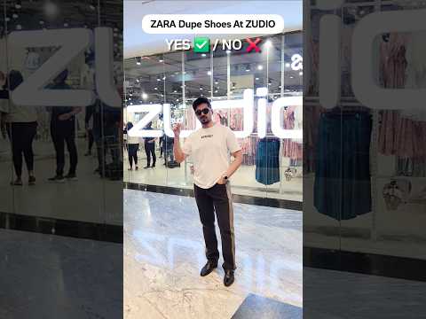 ZARA Dupe Shoes At ZUDIO - Are they worth buying? 🛍 😱 #zudio #zudioshoes #zara #shopping #shorts