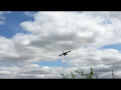 RIAT 2017 Atlas Airbus Tight Approach Overhead Land