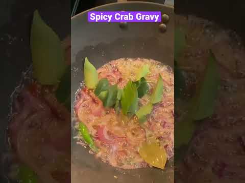 Spicy Crab Gravy #shorts  #crabgravy #seafoodrecipes #nandugravy #crab