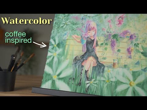 Watercolor anime | Find inspirations and learn to express