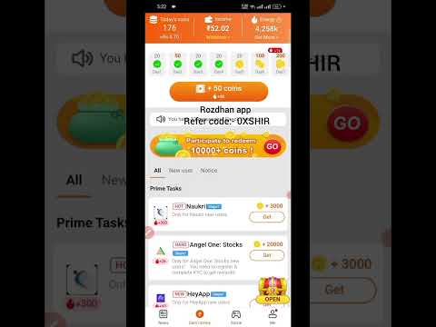 Rozdhan app money earning tips #newmoneyearningapptoday #money #earningapp #viralfypシ #viralshorts