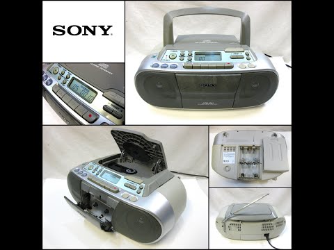 SONY CFD-S01 CD Radio Cassette Recorder Boombox