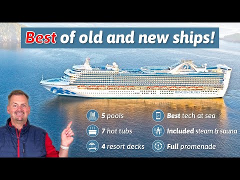 Caribbean Princess offers the best of older and newer ships