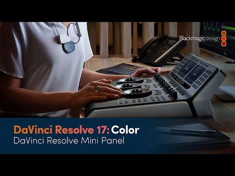 DaVinci Resolve Color: DaVinci Resolve Mini Panel