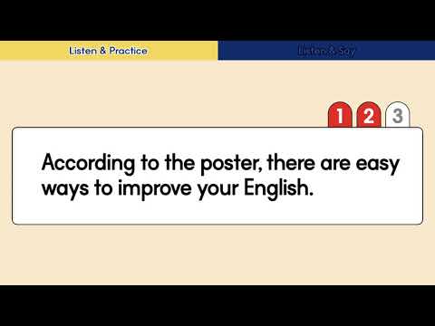 English Speaking Practice | Retelling