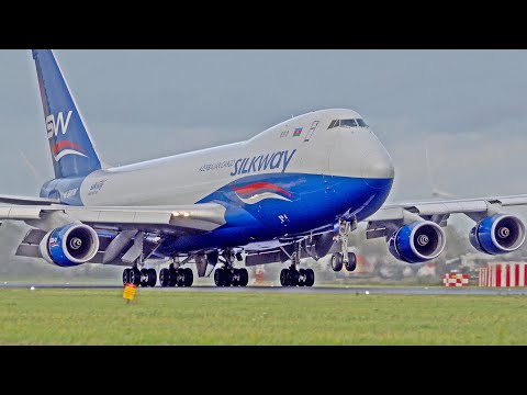 30x HEAVY AIRCRAFT LANDINGS & TAKE OFFS | A380, B747, A350, B777 | Amsterdam Schiphol Airport