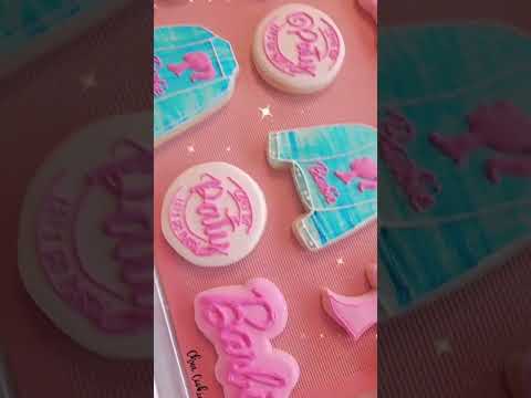 barbie cookies #cookies #barbiecookies #sugarcookies #fypシ #parati #tutorial #freetutorial #barbie