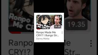 @DannyMotta can't stop predicting the future.. #bsd #bungostraydogs #reaction #dannymotta