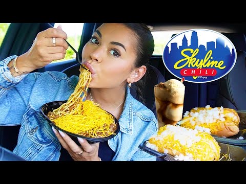 My First time trying SkyLine Chili!! *CHEESY*