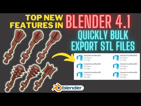 Boost Your Productivity: Bulk Export STLs from Blender