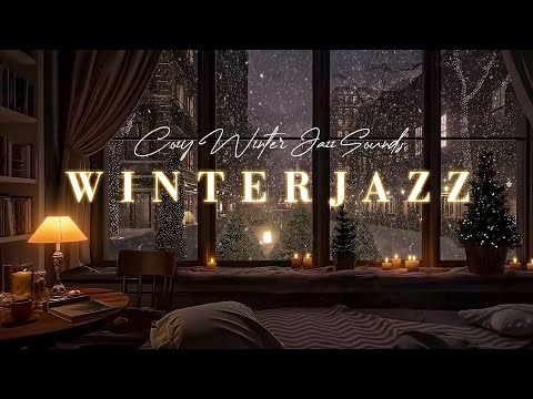 Soothing Snowy Night & Cozy Winter Jazz Sounds / Slow Jazz Piano for Mind Improvement & Chill out