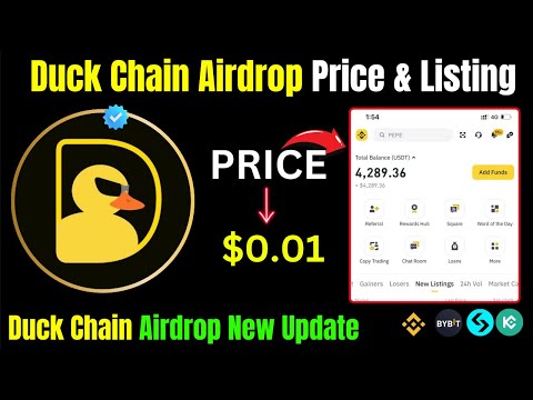 Duck Chain Airdrop | Duck Chain Airdrop Price & Listing | Duck Chain Airdrop New Update |