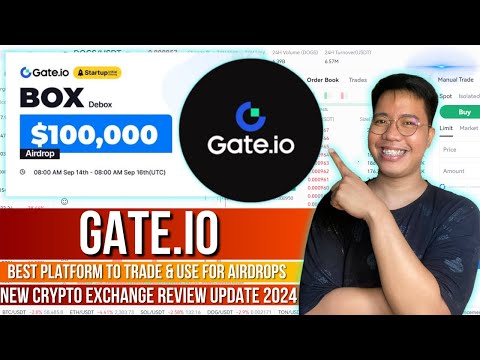 Gate.io - Good for Mining Free Tokens + High Listing Price Of Every Airdrop TGE | Full Review