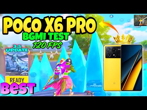 Poco x6 pro 🔥 bgmi test after 3.5 update| 120 fps🔥