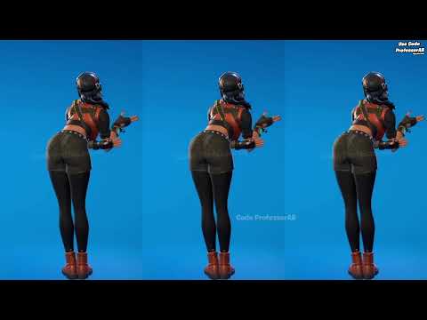 Fortnite Build Up Emote With Renegade Rebel Skin Thicc 🍑😍🥵