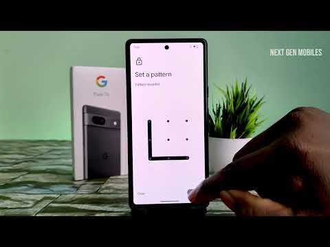 How to Enable Screen Lock Pixel 7a - Setting Up the Lock Screen