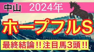 【ホープフルステークス2024】蓮の競馬予想(最終結論)