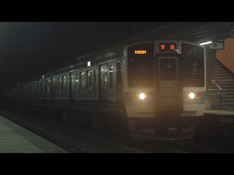 1540M 211系　塩尻駅停車&出発