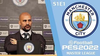 PES 2022 | MANCHESTER CITY MASTER LEAGUE | S1 E1 (No Talking)