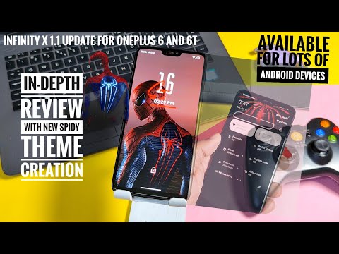 oneplus 6 and 6t custom rom infinity X 1.1 next level customisations