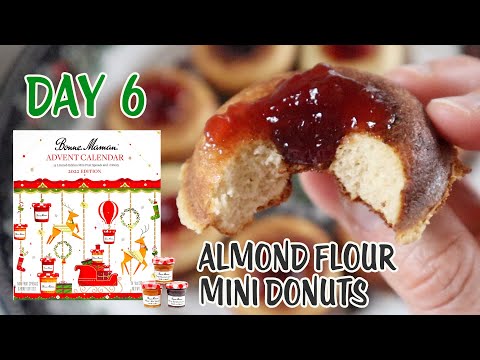 Day 6 Bonne Maman Advent Calendar 2022 🎄 Almond Flour Mini Donuts 🍩 Dash Mini Donut Maker