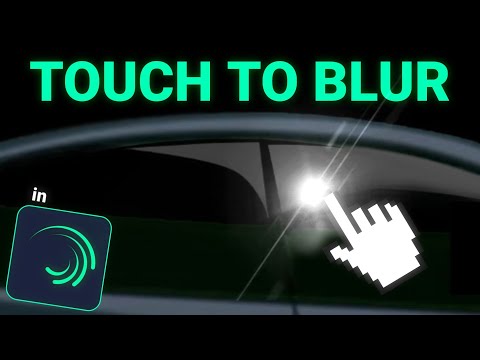 How to Blur Objects on Touch in Alight Motion | Gacha Club