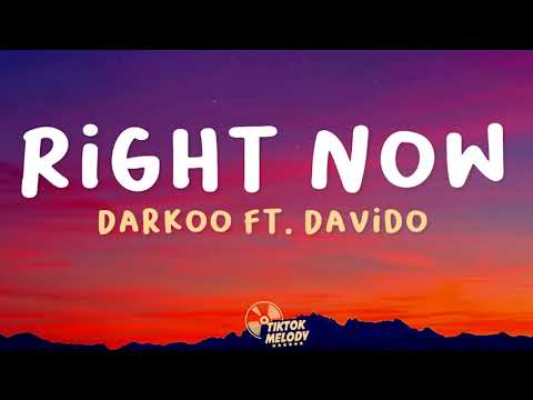 Darkoo - Right Now (Lyrics) ft. Davido