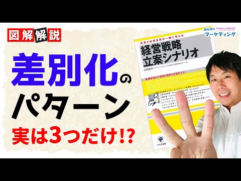 【図解解説】意外!?どんな業種でも当てはまる3つの差別化戦略のパターン！