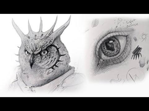 How To Draw Creature Eyes for Beginners