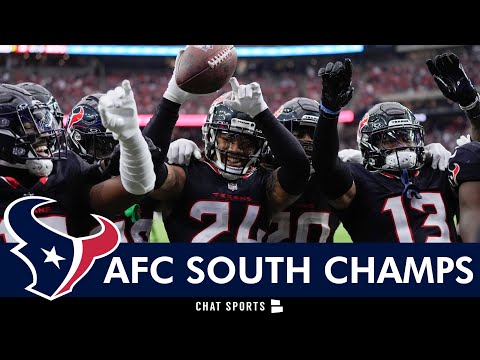 TEXANS AFC SOUTH CHAMPS! AFC Playoff Picture + Latest Texans Rumors