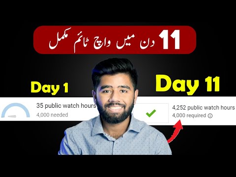 How to Get 4000 Hours Watch Time on New YouTube Channel in 2022